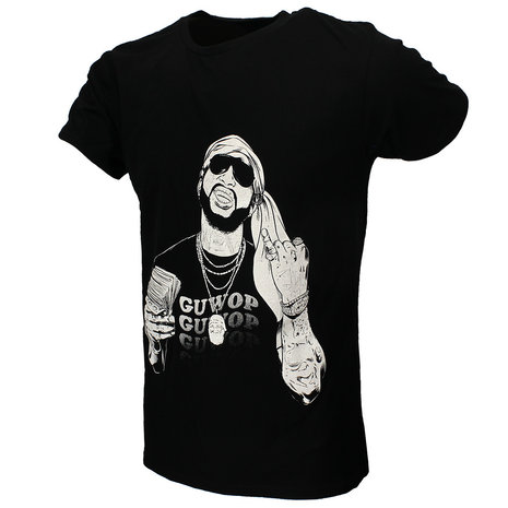 Band Merchandise Gucci Mane GUWOP Pinkies Up T-Shirt - Officiële Merchandise Band Merchandise Gucci Mane GUWOP Pinkies Up T-Shirt - Officiële Merchandise