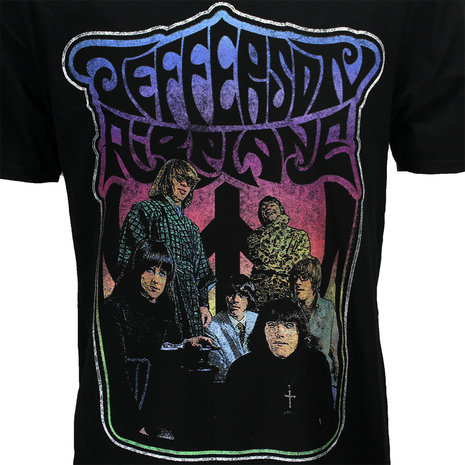 Band Merchandise Jefferson Airplane Band Photo T-Shirt - Official Merchandise