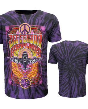 Band Merchandise Jefferson Airplane Dip Dye T-Shirt