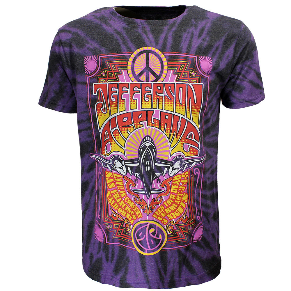 Band Merchandise Jefferson Airplane Dip Dye T-Shirt - Officiële Merchandise Band Merchandise Jefferson Airplane Dip Dye T-Shirt - Officiële Merchandise