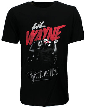 Band Merchandise Lil Wayne Fight Live Win T-Shirt Band Merchandise Lil Wayne Fight Live Win T-Shirt