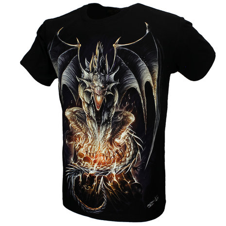 Rock Eagle / Biker T-Shirts Lucifers's Dragon From Hell T-Shirt - Officiële Merchandise Rock Eagle / Biker T-Shirts Lucifers's Dragon From Hell T-Shirt - Officiële Merchandise