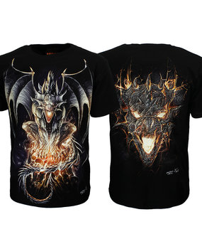 Luzifers Drache aus der Hölle T-Shirt Luzifers Drache aus der Hölle T-Shirt