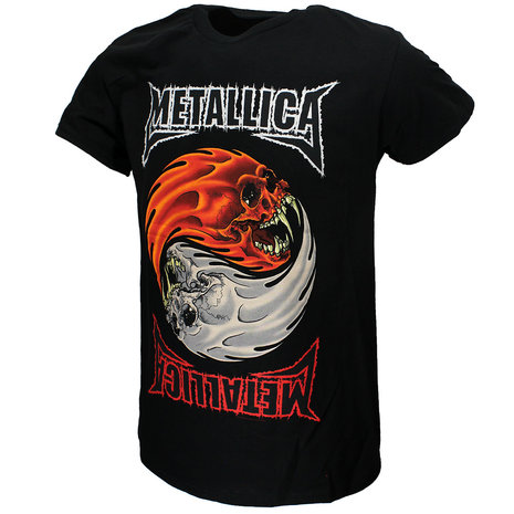 Band Merchandise Metallica Yin Yang Band T-Shirt - Official Merchandise Band Merchandise Metallica Yin Yang Band T-Shirt - Official Merchandise