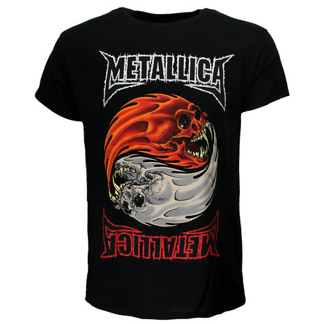 Band Merchandise Metallica Yin Yang Band T-Shirt - Official Merchandise Band Merchandise Metallica Yin Yang Band T-Shirt - Official Merchandise