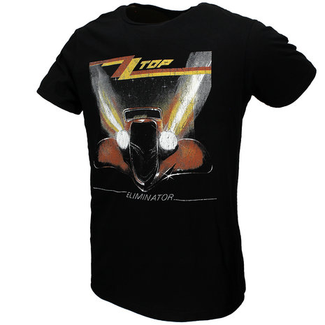 Band Merchandise ZZ Top Eliminator T-Shirt - Official Merchandise Band Merchandise ZZ Top Eliminator T-Shirt - Official Merchandise