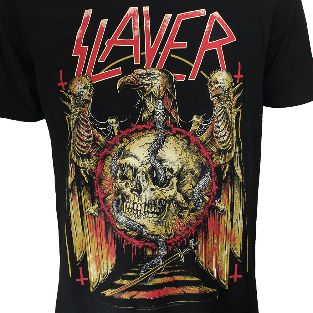 Band Merchandise Slayer Eagle and Serpent T-Shirt - Official Merchandise Band Merchandise Slayer Eagle and Serpent T-Shirt - Official Merchandise