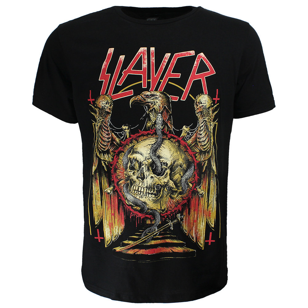 Band Merchandise Slayer Eagle and Serpent T-Shirt - Official Merchandise Band Merchandise Slayer Eagle and Serpent T-Shirt - Official Merchandise