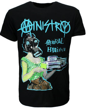 Band Merchandise Ministry Moral Hygiene Gasmask T-Shirt Band Merchandise Ministry Moral Hygiene Gasmask T-Shirt