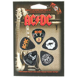 Band Merchandise AC/DC Guitar Pick Pack