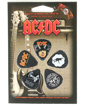 Band Merchandise AC/DC-Gitarrenplektren-Paket Band Merchandise AC/DC-Gitarrenplektren-Paket