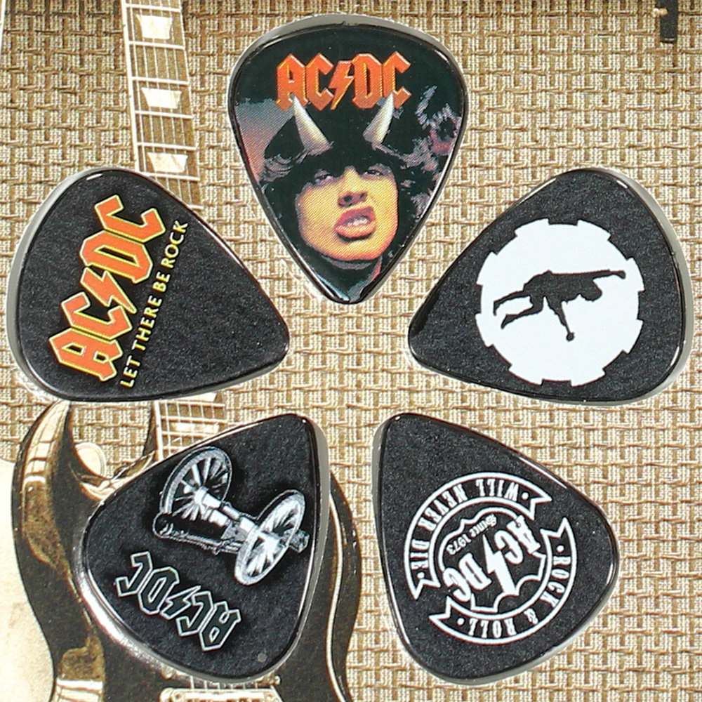 Band Merchandise AC/DC Guitar Pick Pack - Official Merchandise Band Merchandise AC/DC Guitar Pick Pack - Official Merchandise