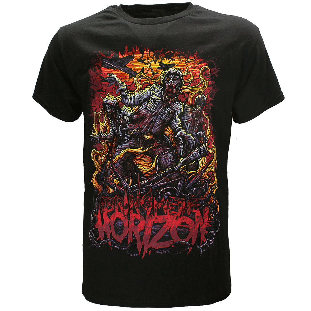Band Merchandise Bring Me The Horizon Zombie Army T-Shirt - Official Merchandise Band Merchandise Bring Me The Horizon Zombie Army T-Shirt - Official Merchandise