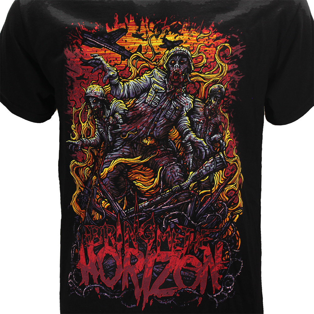 Band Merchandise Bring Me The Horizon Zombie Army T-Shirt - Official Merchandise Band Merchandise Bring Me The Horizon Zombie Army T-Shirt - Official Merchandise