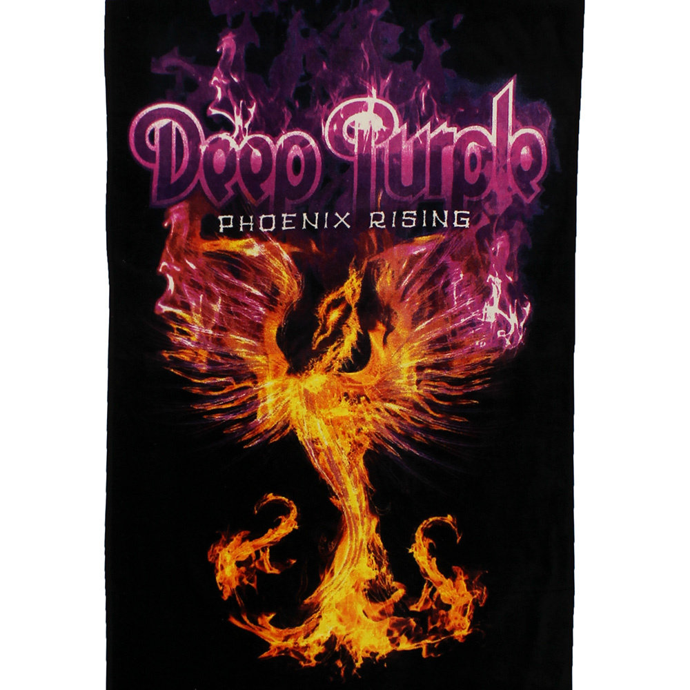 Band Merchandise Deep Purple Phoenix Rising Bath Towel Beach Towel 70x140cm - Official Merchandise Band Merchandise Deep Purple Phoenix Rising Bath Towel Beach Towel 70x140cm - Official Merchandise
