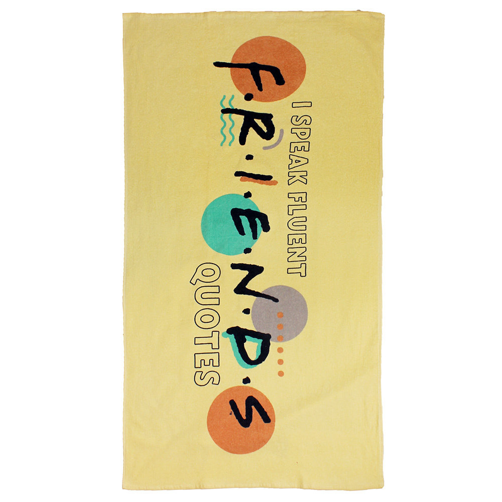 Friends Bath Towel Beach Towel 70x140cm - Official Merchandise Friends Bath Towel Beach Towel 70x140cm - Official Merchandise