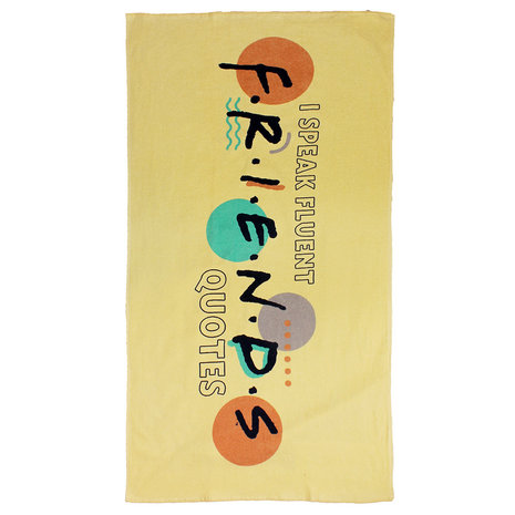 Friends Bath Towel Beach Towel 70x140cm - Official Merchandise Friends Bath Towel Beach Towel 70x140cm - Official Merchandise