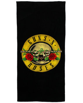 Band Merchandise Guns N' Roses Band Logo Badetuch Strandtuch 70x140cm Band Merchandise Guns N' Roses Band Logo Badetuch Strandtuch 70x140cm
