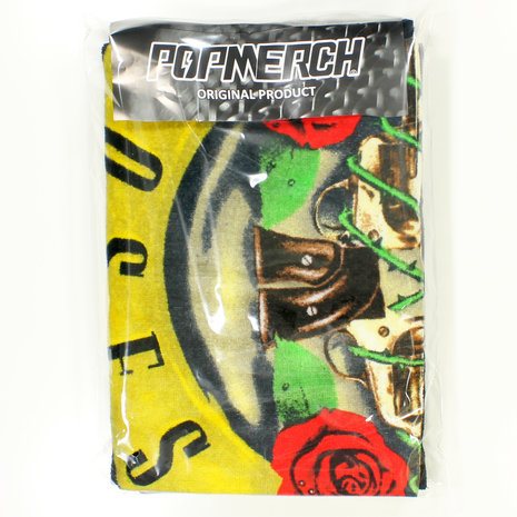Band Merchandise Guns N' Roses Band Logo Badlaken Strandlaken 70x140cm - Officiële Merchandise Band Merchandise Guns N' Roses Band Logo Badlaken Strandlaken 70x140cm - Officiële Merchandise