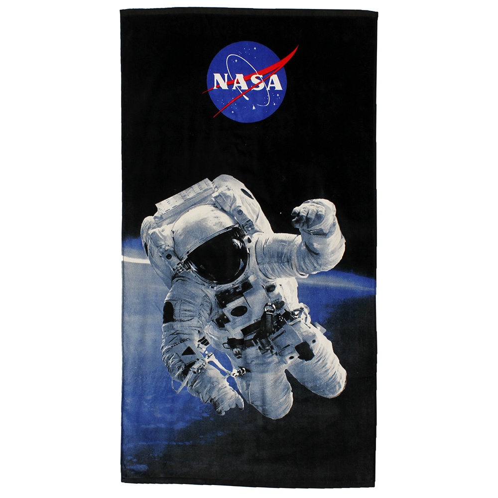 NASA NASA-Astronauten-Badetuch, Strandtuch, 70 x 140 cm – offizielles Produkt NASA NASA-Astronauten-Badetuch, Strandtuch, 70 x 140 cm – offizielles Produkt