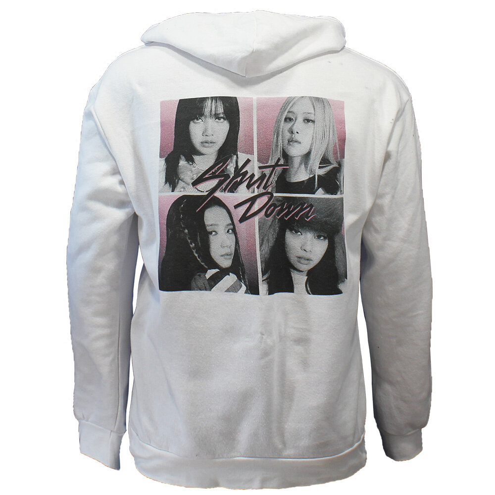 Band Merchandise Blackpink Shut Down Kapuzenpullover – Offizielles Merchandise Band Merchandise Blackpink Shut Down Kapuzenpullover – Offizielles Merchandise