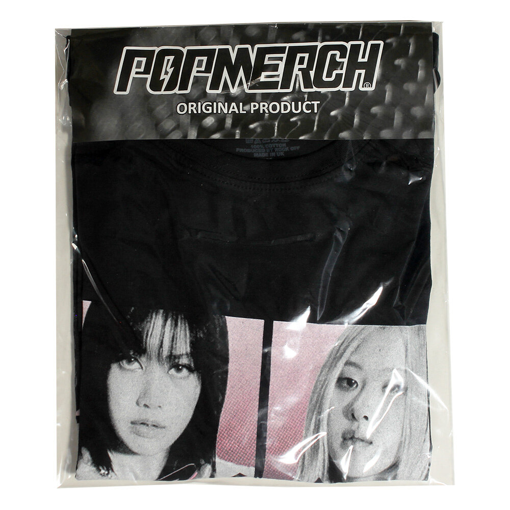 Band Merchandise Blackpink Shut Down Photo Grid T-Shirt - Official Merchandise Band Merchandise Blackpink Shut Down Photo Grid T-Shirt - Official Merchandise