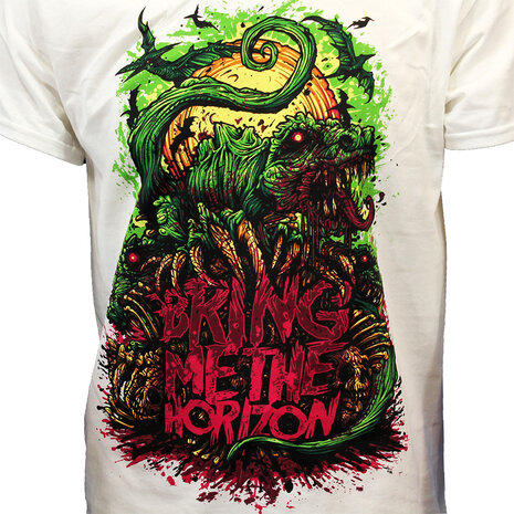 Band Merchandise Bring Me The Horizon Dinosaur T-Shirt - Official Merchandise Band Merchandise Bring Me The Horizon Dinosaur T-Shirt - Official Merchandise