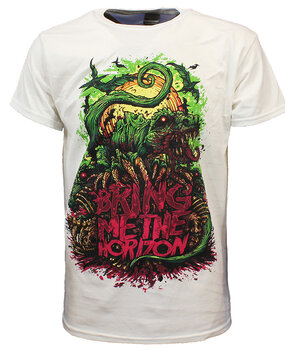 Band Merchandise Bring Me The Horizon Dinosaur T-Shirt Band Merchandise Bring Me The Horizon Dinosaur T-Shirt