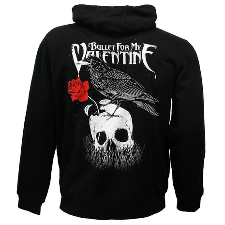 Band Merchandise Bullet For My Valentine Logo & Raven Hoodie Sweater - Officiële Merchandise Band Merchandise Bullet For My Valentine Logo & Raven Hoodie Sweater - Officiële Merchandise