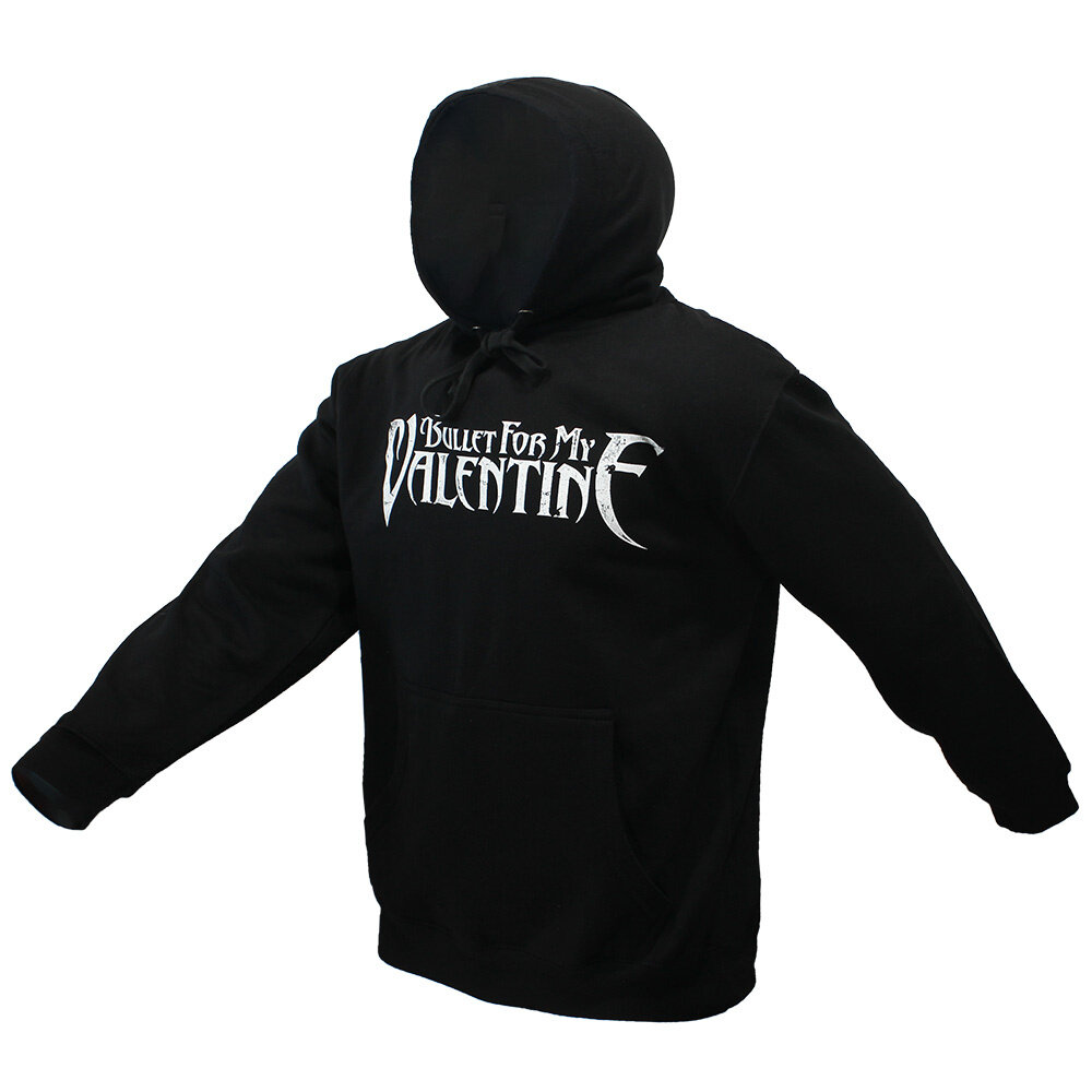 Band Merchandise Bullet For My Valentine Logo & Raven Hoodie Sweater - Officiële Merchandise Band Merchandise Bullet For My Valentine Logo & Raven Hoodie Sweater - Officiële Merchandise