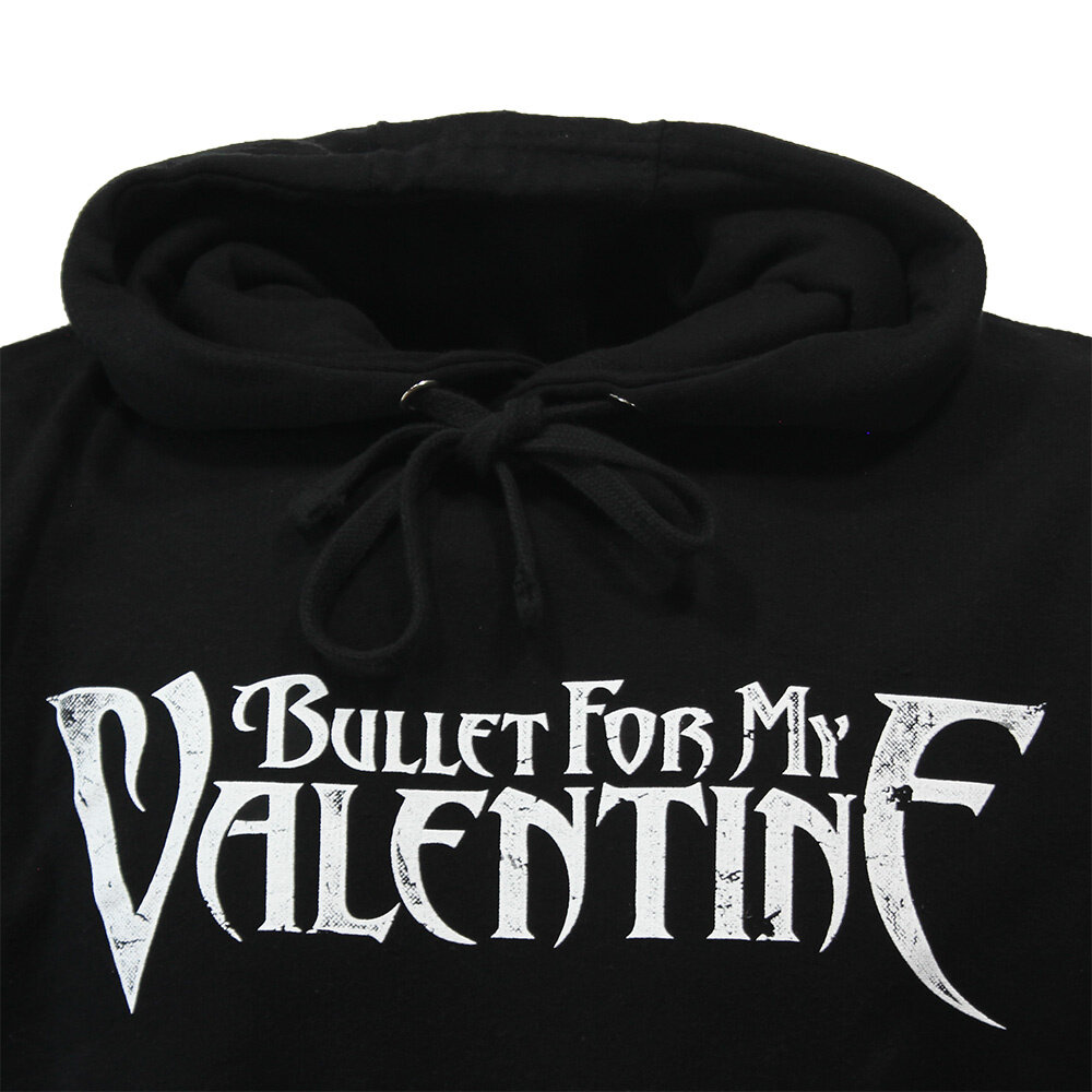 Band Merchandise Bullet For My Valentine Logo & Raven Hoodie Sweater - Officiële Merchandise Band Merchandise Bullet For My Valentine Logo & Raven Hoodie Sweater - Officiële Merchandise