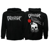 Band Merchandise Bullet For My Valentine Logo & Raven Hoodie Sweater Band Merchandise Bullet For My Valentine Logo & Raven Hoodie Sweater