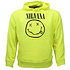 Nirvana Neongelber Smiley-Hoodie-Pullover Nirvana Neongelber Smiley-Hoodie-Pullover