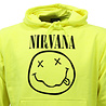 Nirvana Neon Yellow Smiley Hoodie Sweater Sweater - Official Merchandise Nirvana Neon Yellow Smiley Hoodie Sweater Sweater - Official Merchandise