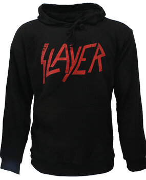 Band Merchandise Slayer Distorted Logo Band Hoodie Trui Band Merchandise Slayer Distorted Logo Band Hoodie Trui