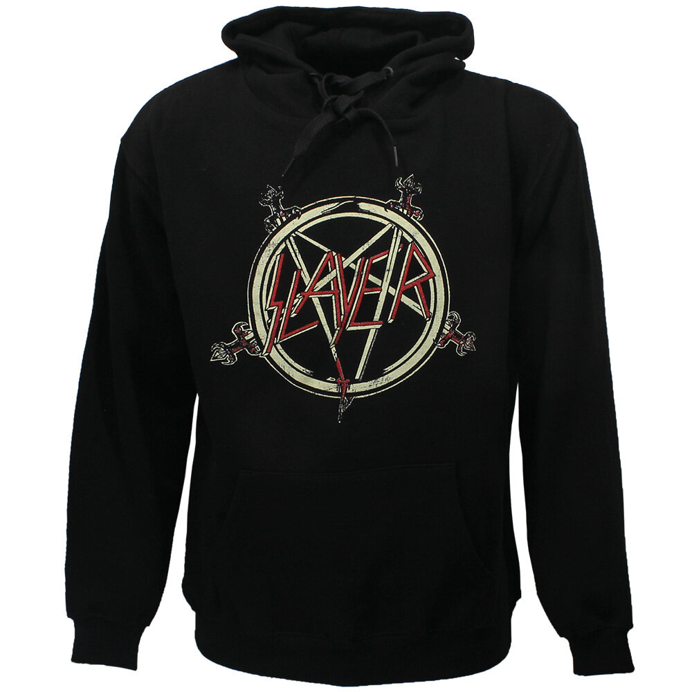 Band Merchandise Slayer Pentagram Hoodie Trui - Officiële Merchandise Band Merchandise Slayer Pentagram Hoodie Trui - Officiële Merchandise