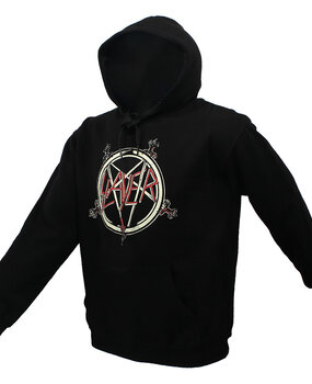 Band Merchandise Slayer Pentagram Hoodie Trui Band Merchandise Slayer Pentagram Hoodie Trui