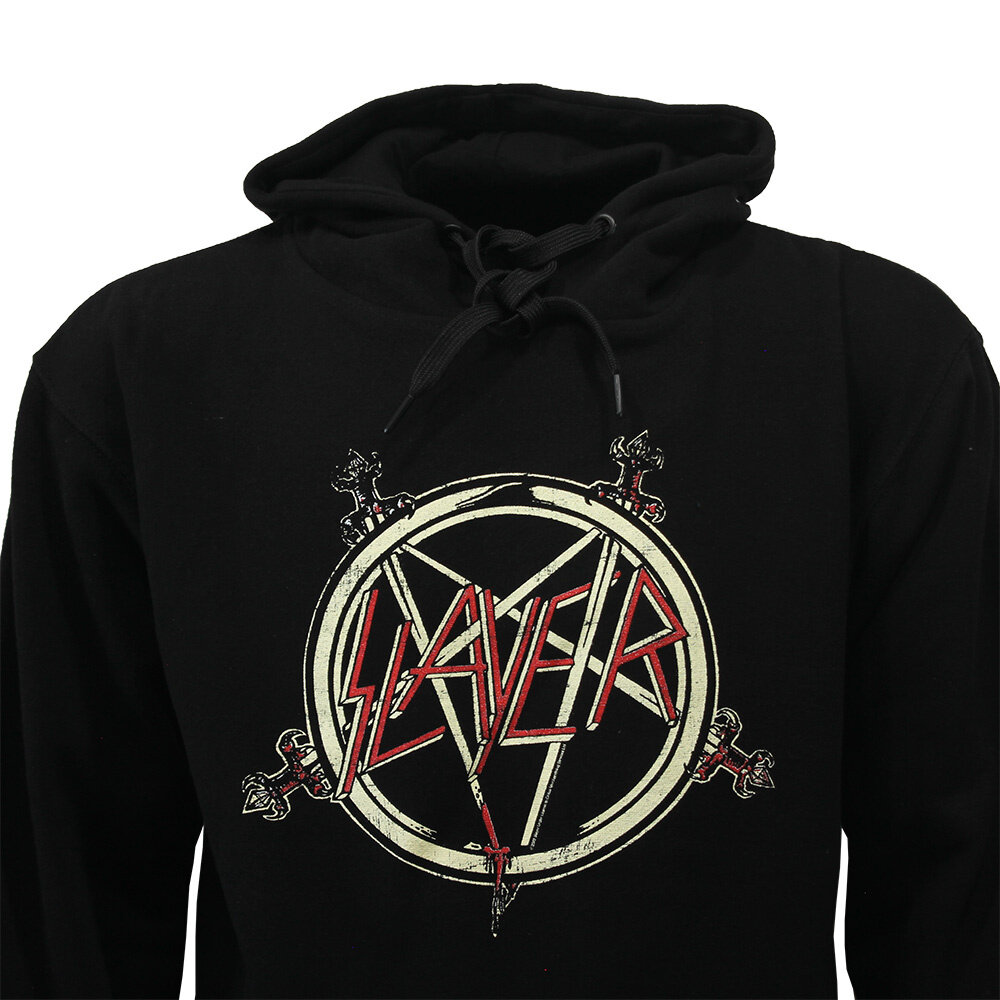 Band Merchandise Slayer Pentagram Hoodie Sweater - Official Merchandise Band Merchandise Slayer Pentagram Hoodie Sweater - Official Merchandise
