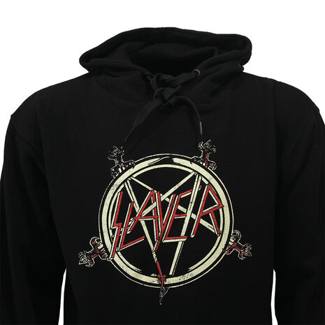 Band Merchandise Slayer Pentagram Hoodie Trui - Officiële Merchandise Band Merchandise Slayer Pentagram Hoodie Trui - Officiële Merchandise