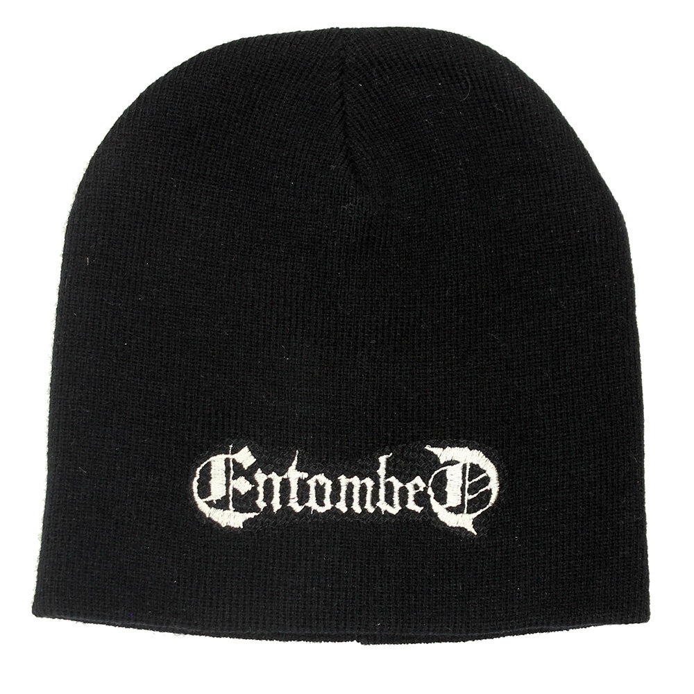 Band Merchandise Entombed Band Logo Beanie Muts Zwart - Officiële Merchandise Band Merchandise Entombed Band Logo Beanie Muts Zwart - Officiële Merchandise