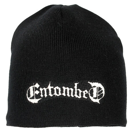 Band Merchandise Entombed Band Logo Beanie Muts Zwart - Officiële Merchandise Band Merchandise Entombed Band Logo Beanie Muts Zwart - Officiële Merchandise