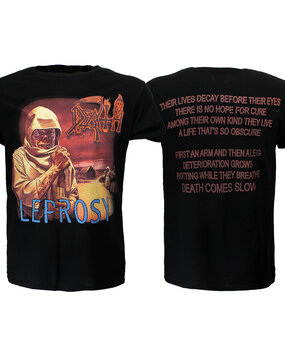Band Merchandise Death Leprosy T-Shirt Band Merchandise Death Leprosy T-Shirt