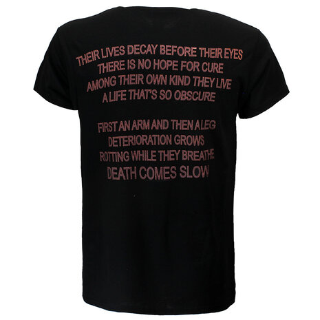 Band Merchandise Death Leprosy T-Shirt - Official Merchandise Band Merchandise Death Leprosy T-Shirt - Official Merchandise