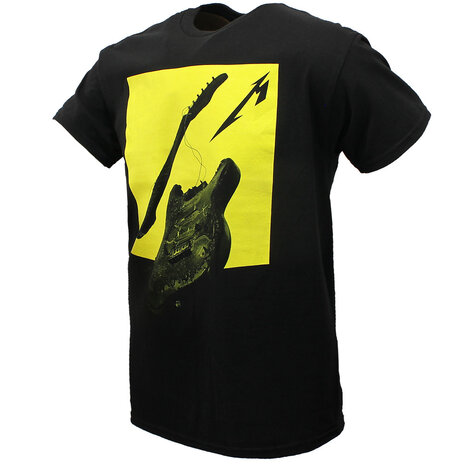 Band Merchandise Metallica 72 Season Broken Burnt Guitar T-Shirt - Official Merchandise Band Merchandise Metallica 72 Season Broken Burnt Guitar T-Shirt - Official Merchandise