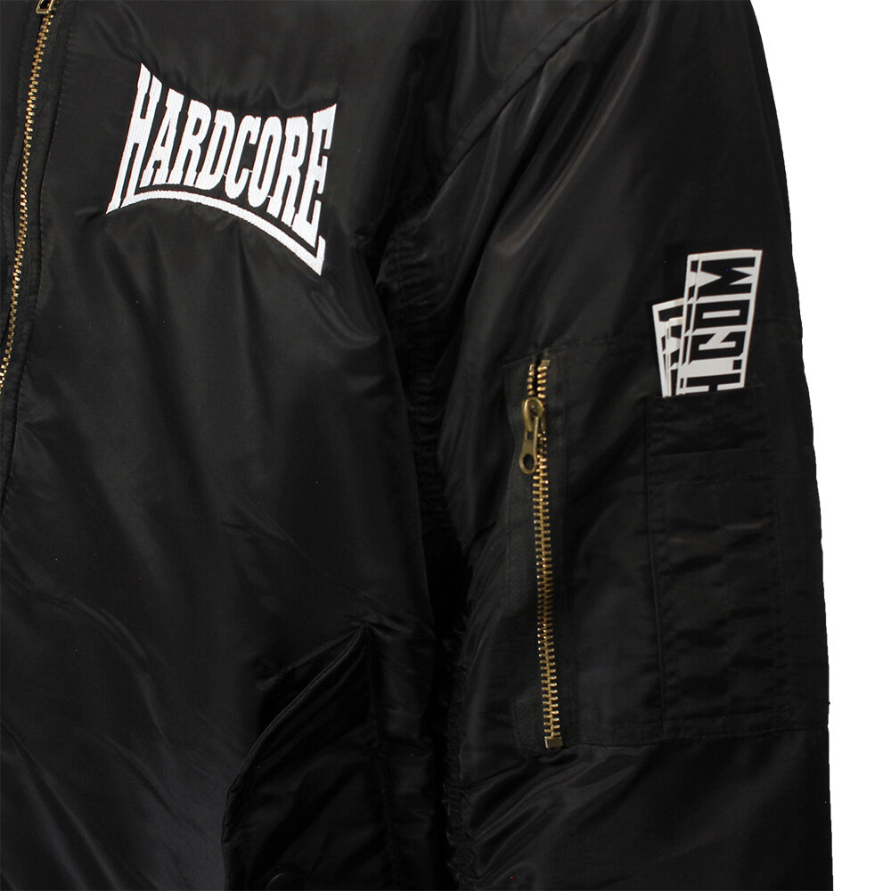 Hardcore Hardcore-Bomberjacke – originelles Design Hardcore Hardcore-Bomberjacke – originelles Design