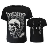 Band Merchandise The Exploited Mohican Skull T-Shirt