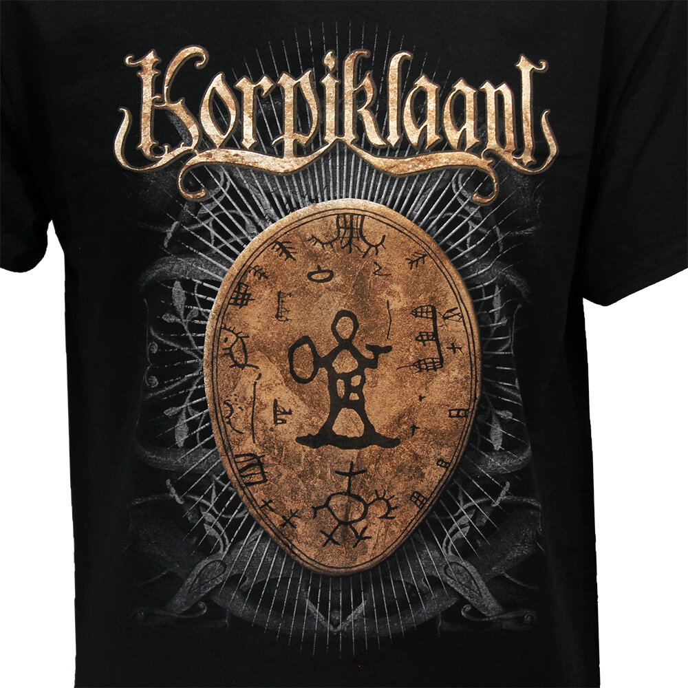 Band Merchandise Korpiklaani Shaman Drum T-Shirt - Officiële Merchandise Band Merchandise Korpiklaani Shaman Drum T-Shirt - Officiële Merchandise