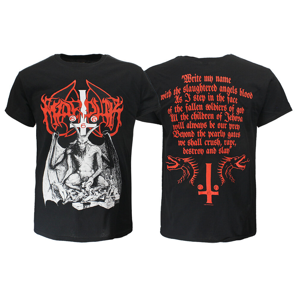 Band Merchandise Marduk Demon With Wings T-Shirt - Official Merchandise Band Merchandise Marduk Demon With Wings T-Shirt - Official Merchandise