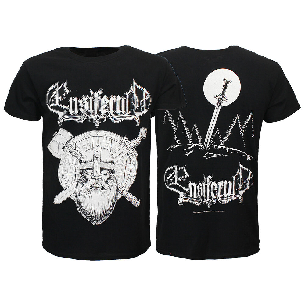 Band Merchandise Ensiferum Sword and Ax Viking T-Shirt - Official Merchandise Band Merchandise Ensiferum Sword and Ax Viking T-Shirt - Official Merchandise