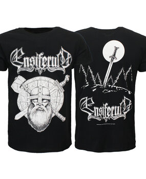 Band Merchandise Ensiferum Sword and Axe Viking T-Shirt Band Merchandise Ensiferum Sword and Axe Viking T-Shirt